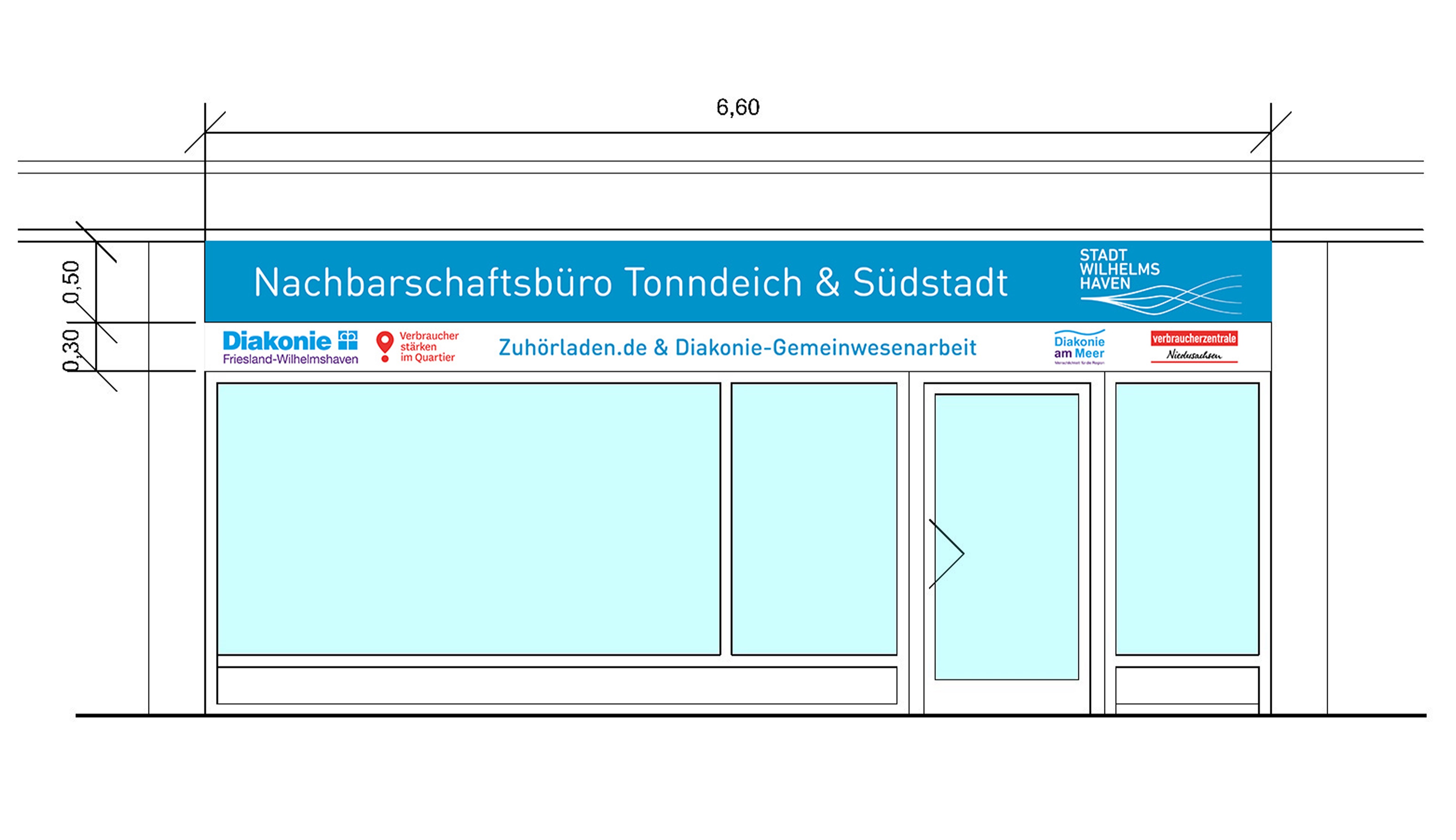 Schaufensterbeschriftung, Werbetechnik